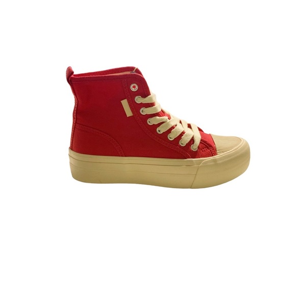 NWT. Zara Kids Red High-Top Sneakers. Size 2,5. - Picture 5 of 13